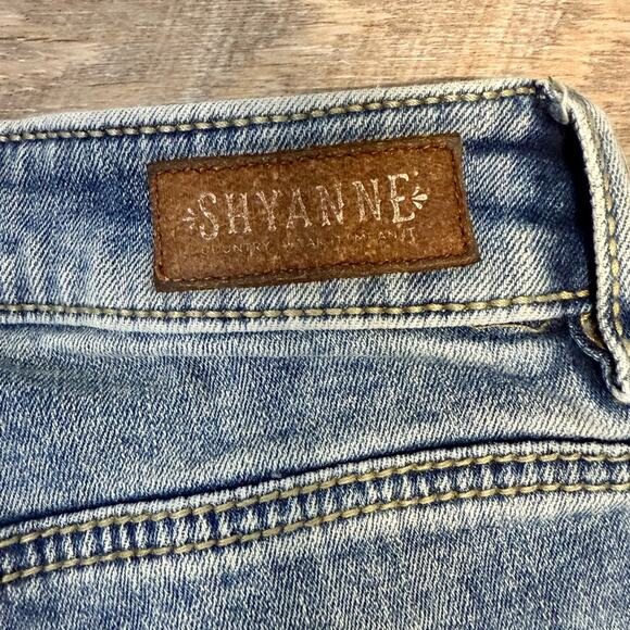Shyanne Light Blue Flare Western Bootcut Jeans - Picture 6 of 9